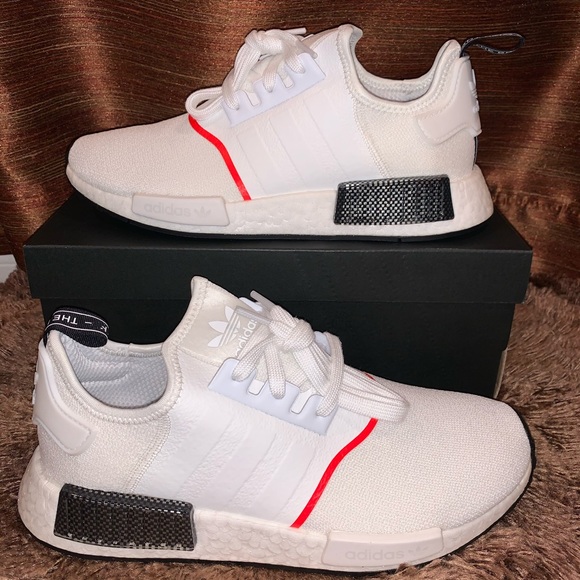 ADIDAS MEN NMD_R1 RUNNING SHOES - Picture 1 of 8